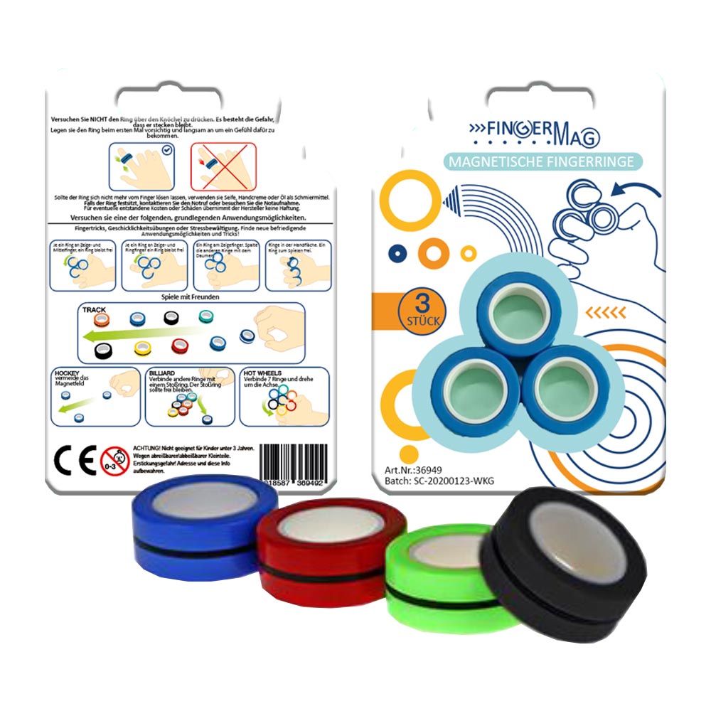 FingerMag, Magnetische Fingerringe