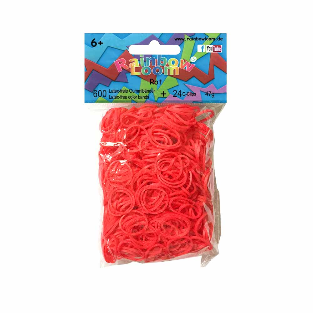 Rainbow Loom Bänder Rot