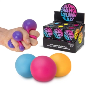 color change squish ball