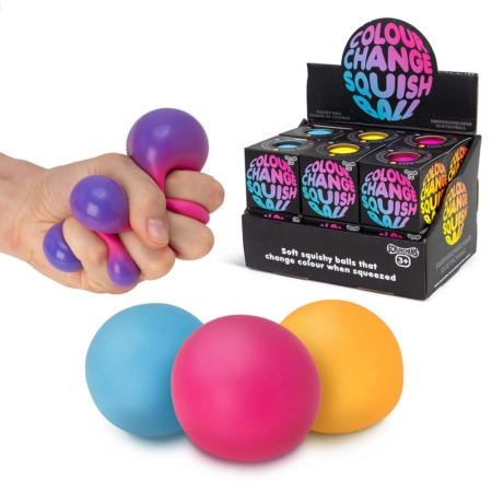 color change squish ball